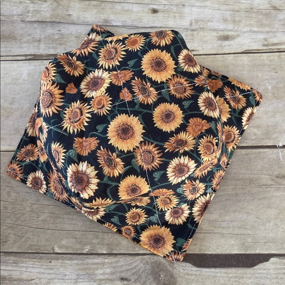 Handmade Other - Microwave Bowl Cozy Sunflowers Reversible Fabric Bowl